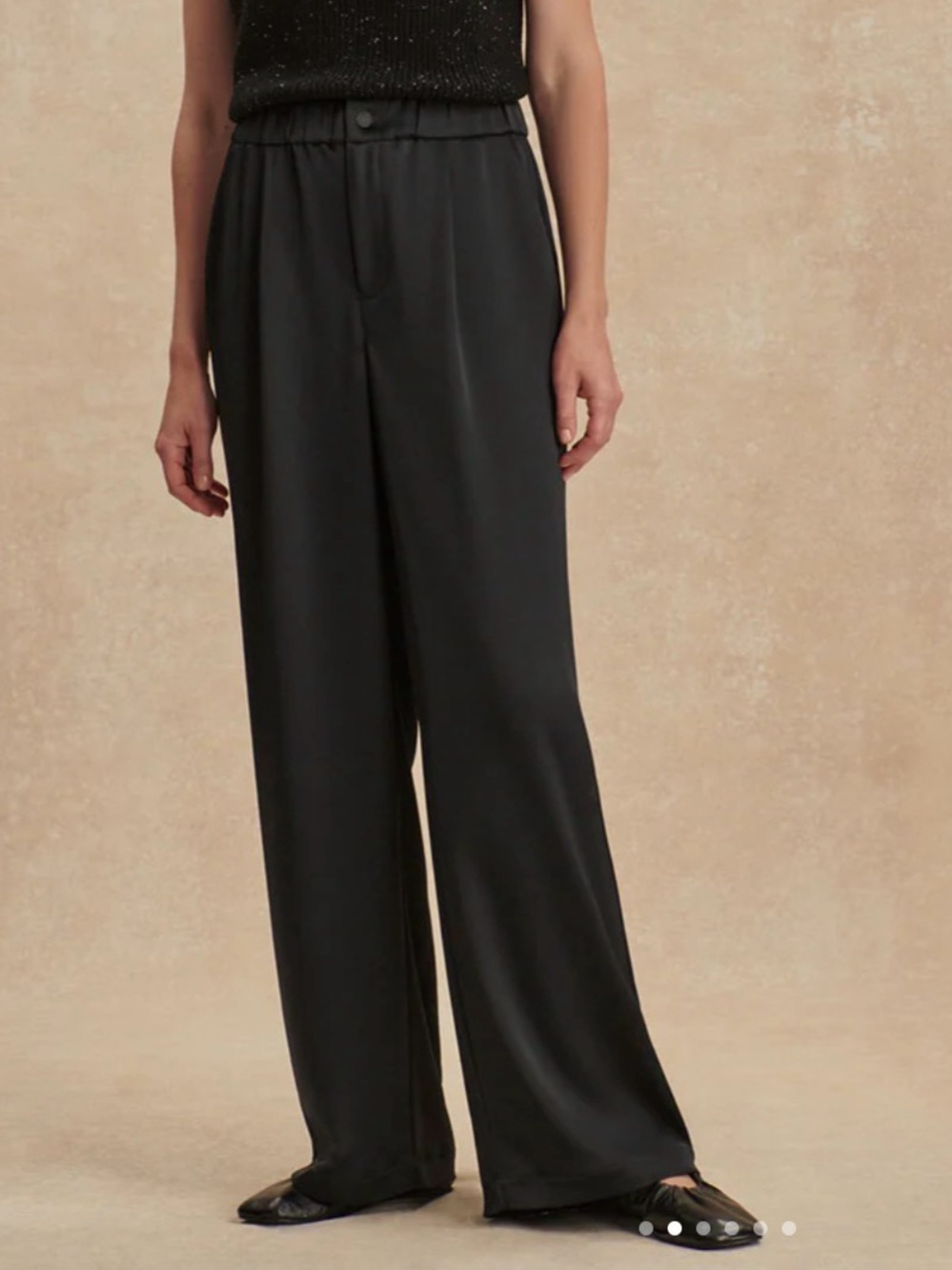 Varley Bryden Wide Leg Pant 32" black
